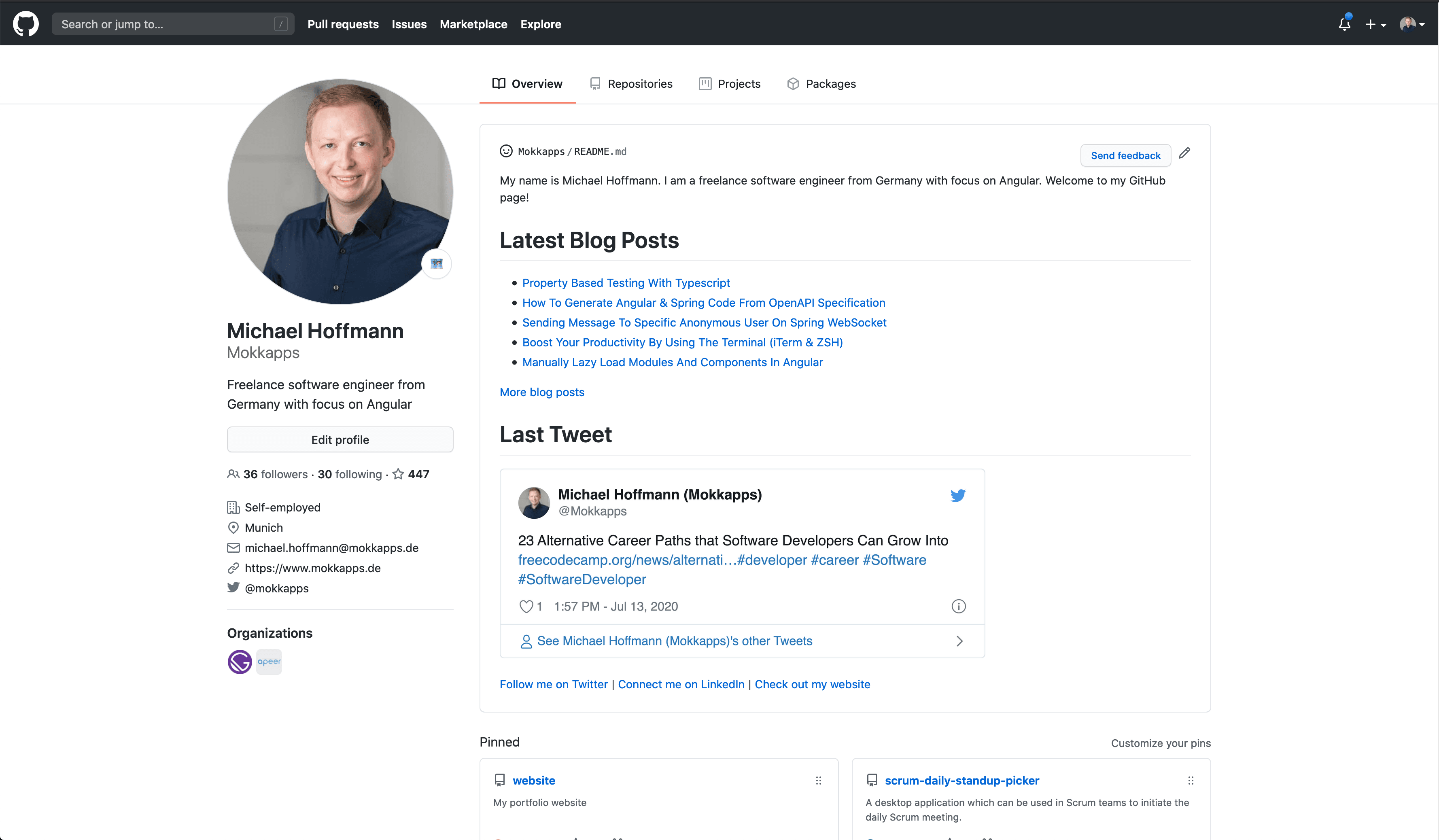 How I Built A Self-Updating README On My Github Profile