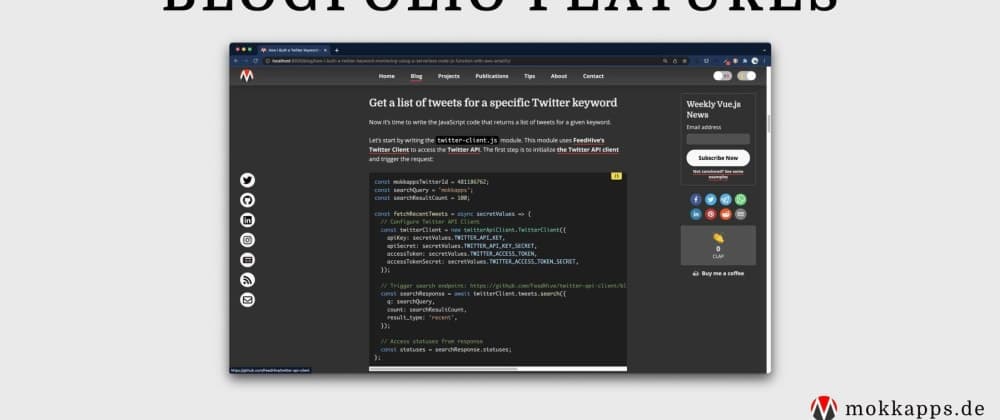 The 10 Favorite Features of My Developer Portfolio Website